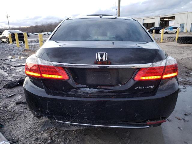 1HGCR2F8XDA052541 - 2013 HONDA ACCORD EXL BLACK photo 6