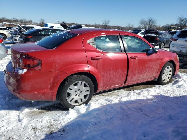 1C3CDZAG0EN184601 - 2014 DODGE AVENGER SE RED photo 3