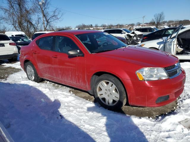 1C3CDZAG0EN184601 - 2014 DODGE AVENGER SE RED photo 4