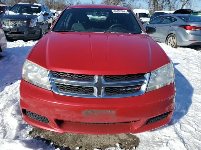 1C3CDZAG0EN184601 - 2014 DODGE AVENGER SE RED photo 5