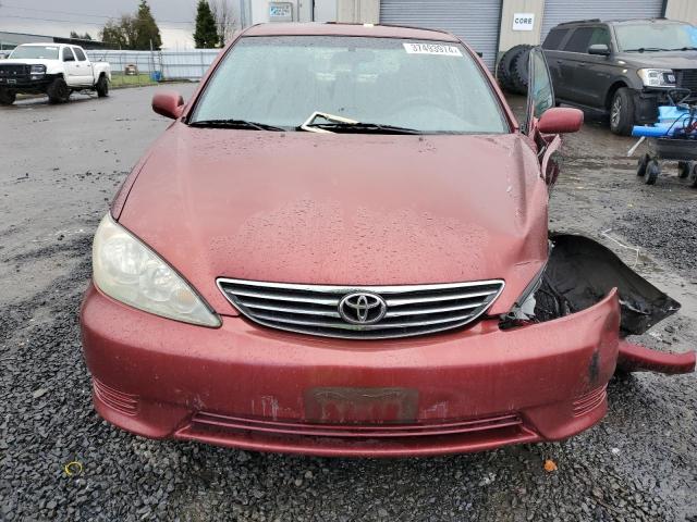 4T1BE32KX6U108164 - 2006 TOYOTA CAMRY LE RED photo 5