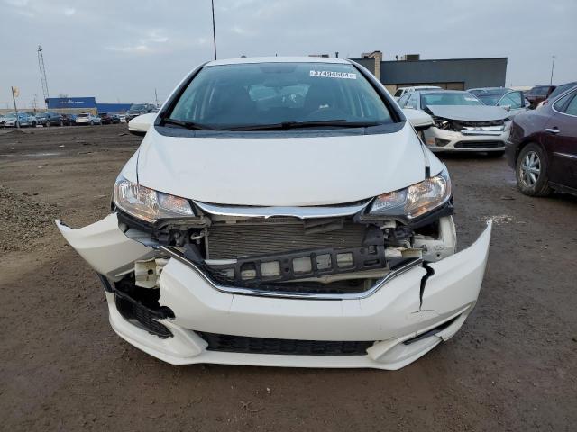 3HGGK5H4XKM713034 - 2019 HONDA FIT LX WHITE photo 5