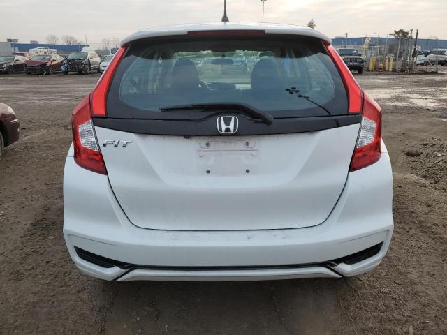 3HGGK5H4XKM713034 - 2019 HONDA FIT LX WHITE photo 6