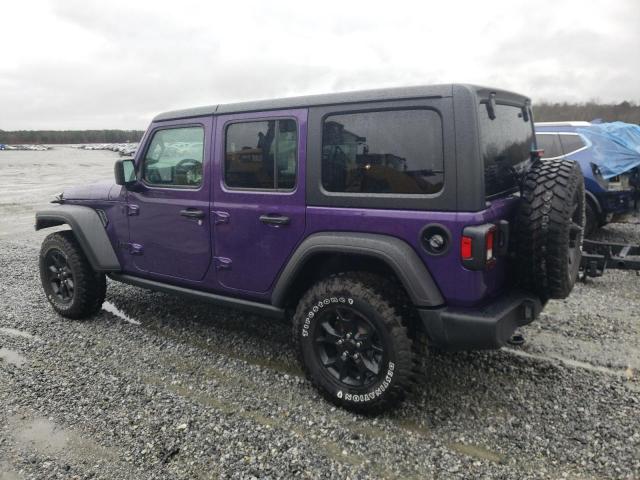 1C4HJXDG5PW565576 - 2023 JEEP WRANGLER SPORT PURPLE photo 2