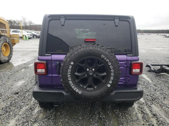 1C4HJXDG5PW565576 - 2023 JEEP WRANGLER SPORT PURPLE photo 6