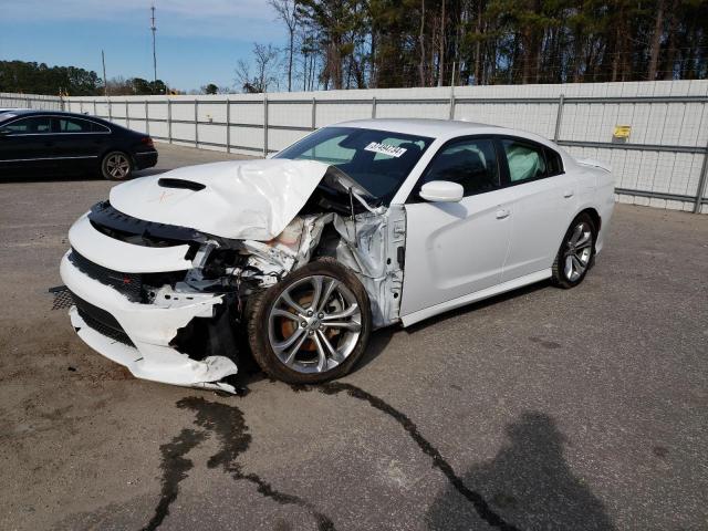 2C3CDXCT5NH235520 - 2022 DODGE CHARGER R/T WHITE photo 1