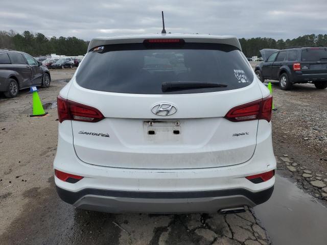 5NMZT3LB5JH068714 - 2018 HYUNDAI SANTA FE S WHITE photo 6