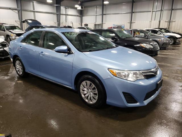 4T4BF1FK2CR201659 - 2012 TOYOTA CAMRY BASE BLUE photo 4