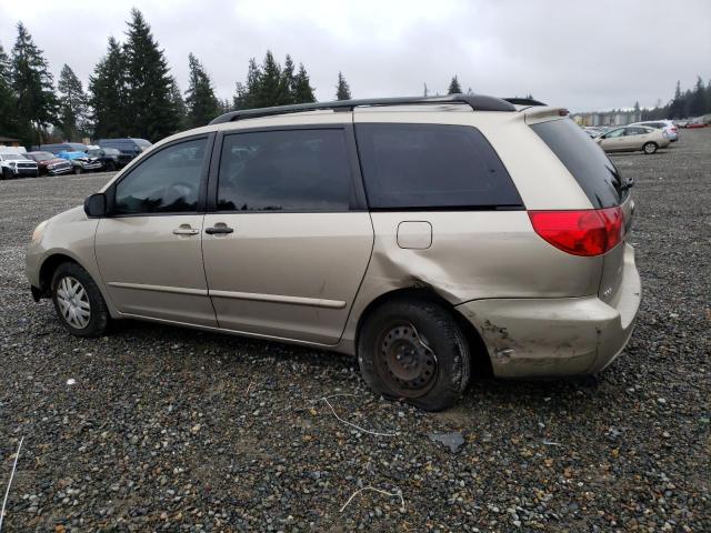 5TDZA23C86S445226 - 2006 TOYOTA SIENNA CE TAN photo 2