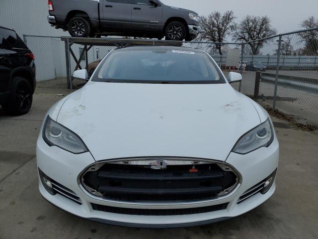 5YJSA1AG4DFP10999 - 2013 TESLA MODEL S WHITE photo 5