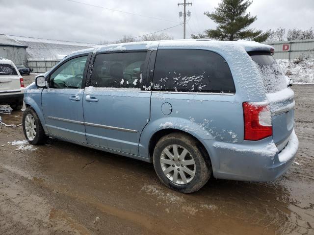 2C4RC1BG3DR696458 - 2013 CHRYSLER TOWN & COU TOURING BLUE photo 2