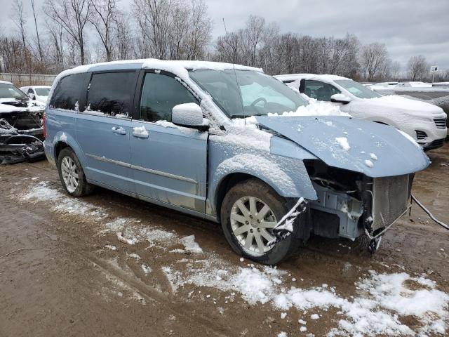2C4RC1BG3DR696458 - 2013 CHRYSLER TOWN & COU TOURING BLUE photo 4