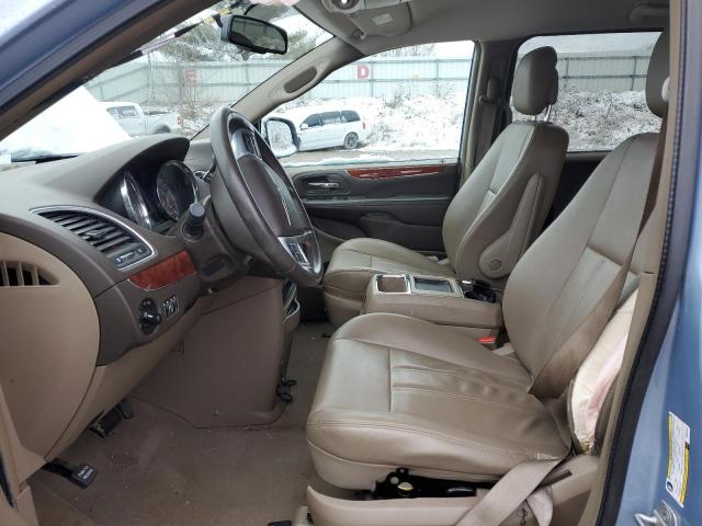 2C4RC1BG3DR696458 - 2013 CHRYSLER TOWN & COU TOURING BLUE photo 7