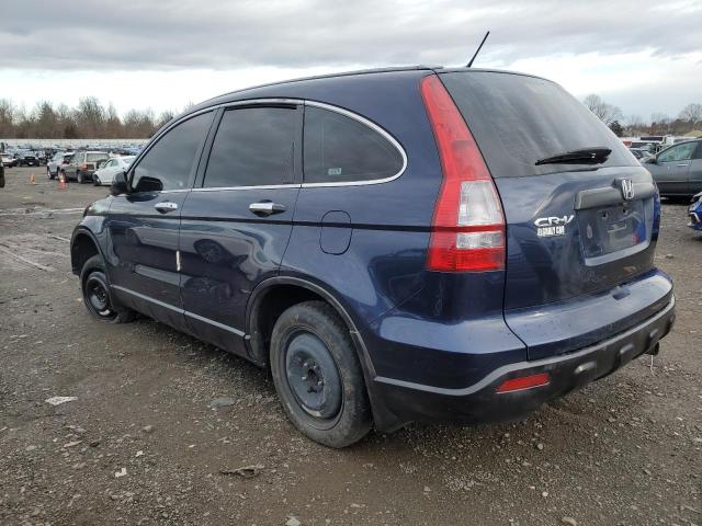 JHLRE38388C040820 - 2008 HONDA CR-V LX BLUE photo 2