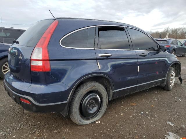 JHLRE38388C040820 - 2008 HONDA CR-V LX BLUE photo 3