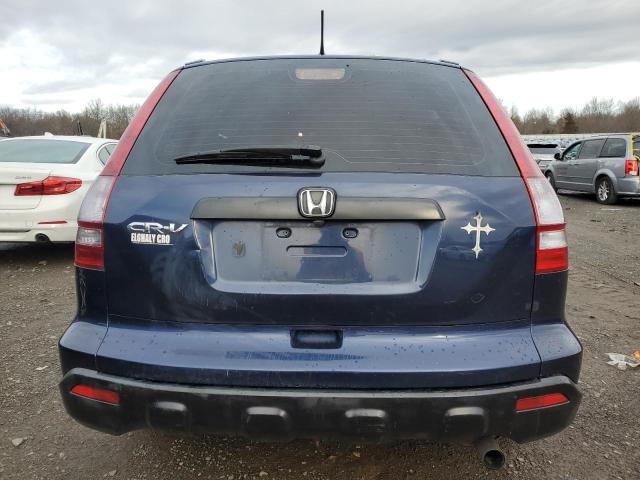 JHLRE38388C040820 - 2008 HONDA CR-V LX BLUE photo 6