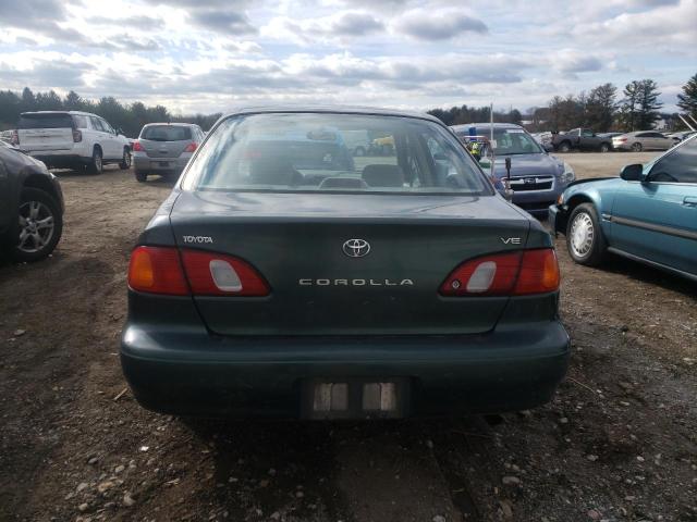 2T1BR12E6YC262524 - 2000 TOYOTA COROLLA VE GREEN photo 6