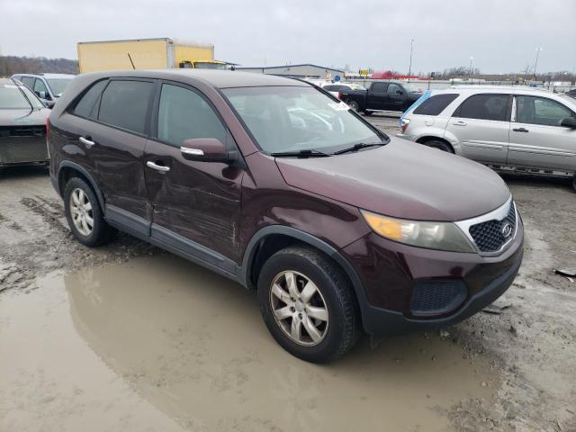 5XYKT3A17CG225992 - 2012 KIA SORENTO BASE PURPLE photo 4