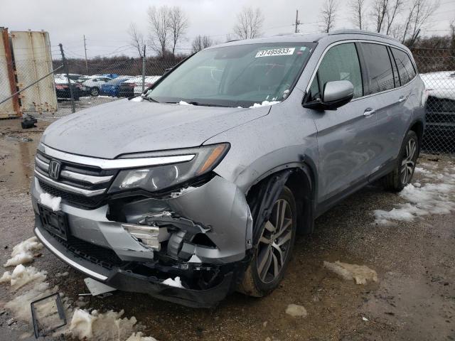 5FNYF6H99HB086543 - 2017 HONDA PILOT TOURING SILVER photo 1