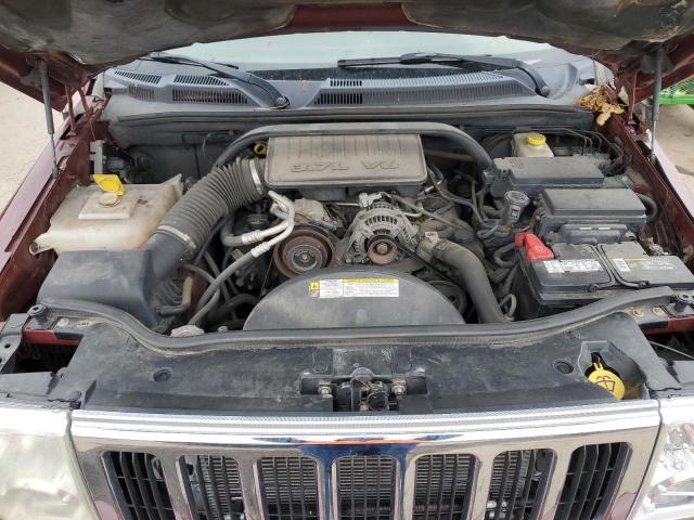 1J8HG48KX8C202939 - 2008 JEEP COMMANDER SPORT წითელი ფოტო 11