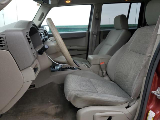 1J8HG48KX8C202939 - 2008 JEEP COMMANDER SPORT წითელი ფოტო 7