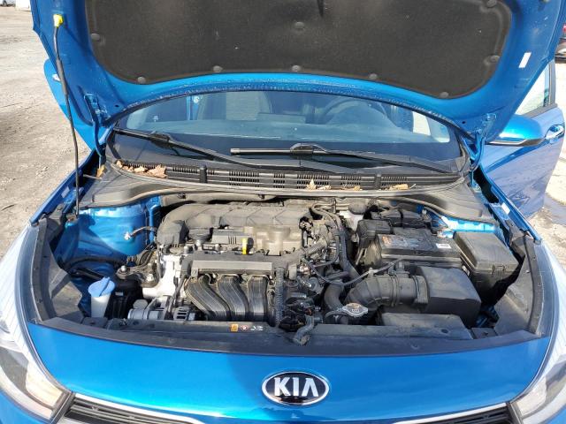 3KPA24AD4ME382375 - 2021 KIA RIO LX BLUE photo 11