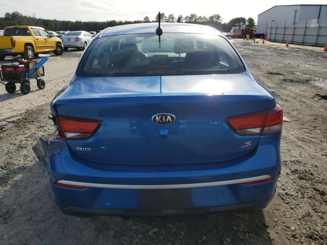 3KPA24AD4ME382375 - 2021 KIA RIO LX BLUE photo 6