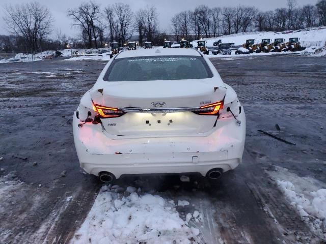 JN1EV7BR7PM541242 - 2023 INFINITI Q50 LUXE WHITE photo 6