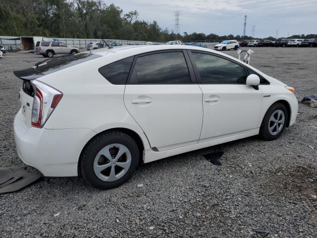 JTDKN3DU6F1974092 - 2015 TOYOTA PRIUS WHITE photo 3