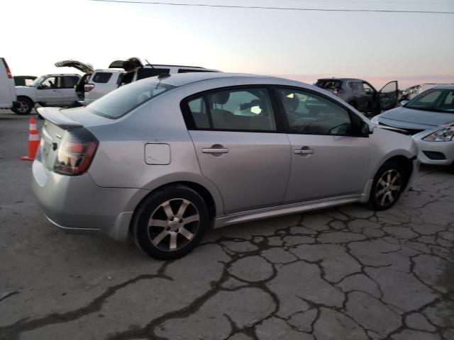 3N1AB6AP2CL615205 - 2012 NISSAN SENTRA 2.0 SILVER photo 3