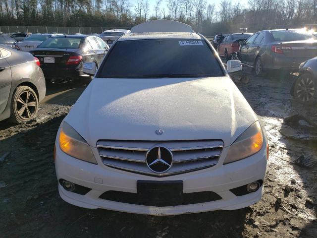 WDDGF54X39R068745 - 2009 MERCEDES-BENZ C 300 WHITE photo 5