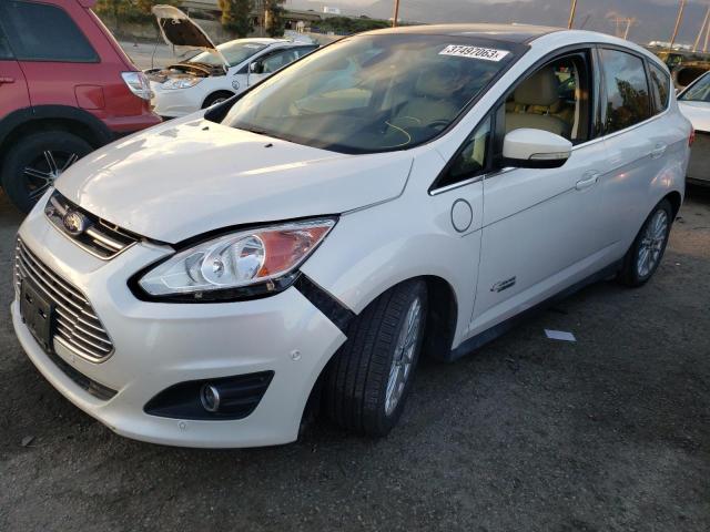 1FADP5CU5FL110225 - 2015 FORD C-MAX PREMIUM SEL WHITE photo 1