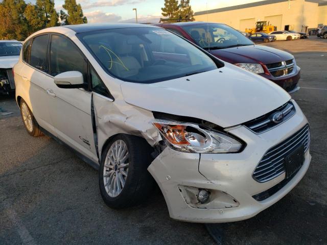 1FADP5CU5FL110225 - 2015 FORD C-MAX PREMIUM SEL WHITE photo 4