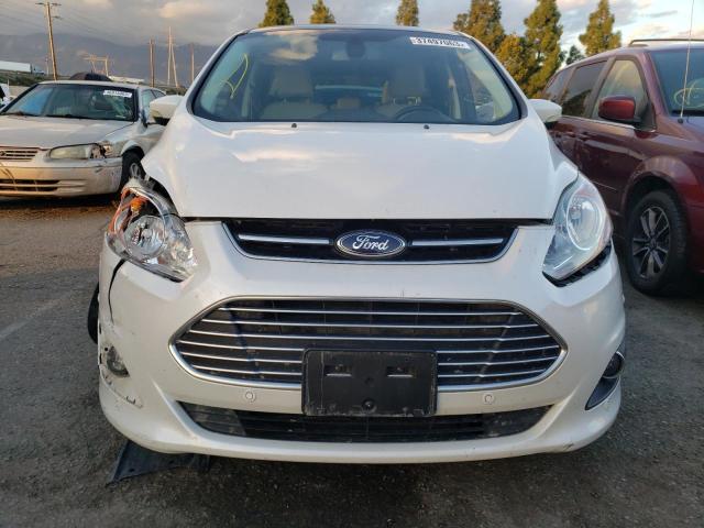 1FADP5CU5FL110225 - 2015 FORD C-MAX PREMIUM SEL WHITE photo 5