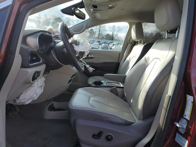 2C4RC1EGXHR579834 - 2017 CHRYSLER PACIFICA TOURING L PLUS RED photo 7