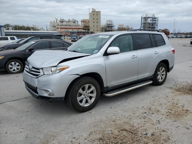 5TDZK3EH0CS061268 - 2012 TOYOTA HIGHLANDER BASE فضي صورة 1