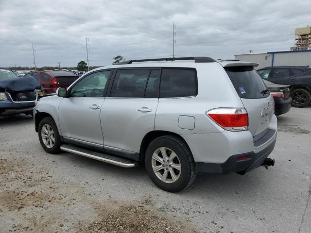 5TDZK3EH0CS061268 - 2012 TOYOTA HIGHLANDER BASE فضي صورة 2