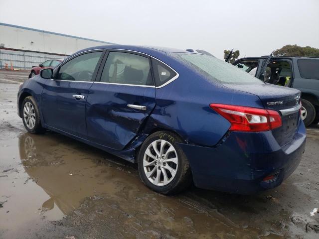 3N1AB7AP2KY323982 - 2019 NISSAN SENTRA S BLUE photo 2