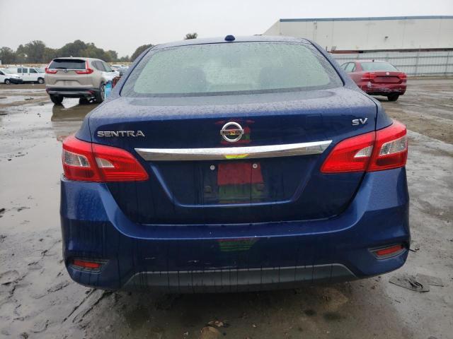 3N1AB7AP2KY323982 - 2019 NISSAN SENTRA S BLUE photo 6