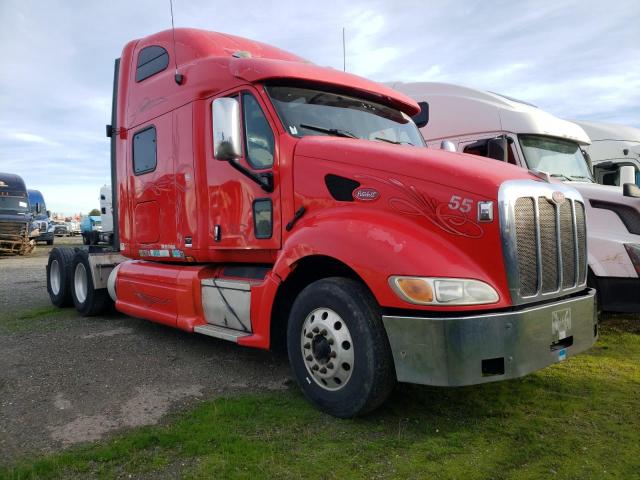 1XP7D49X89D774964 - 2009 PETERBILT 387 RED photo 1