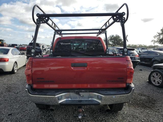 3TMJU62N25M005077 - 2005 TOYOTA TACOMA DOUBLE CAB PRERUNNER RED photo 6