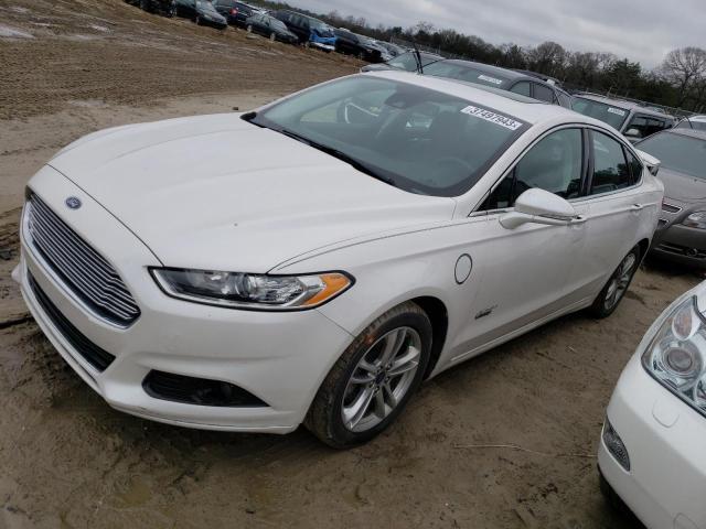 3FA6P0SU7GR310491 - 2016 FORD FUSION TITANIUM PHEV WHITE photo 1