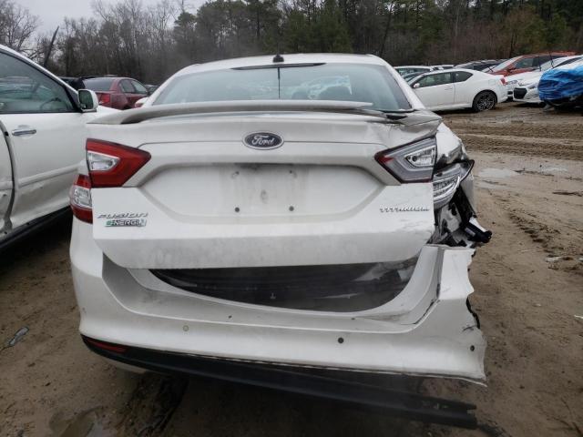 3FA6P0SU7GR310491 - 2016 FORD FUSION TITANIUM PHEV WHITE photo 6