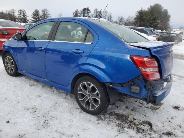 1G1JD5SB7L4141058 - 2020 CHEVROLET SONIC LT BLUE photo 2