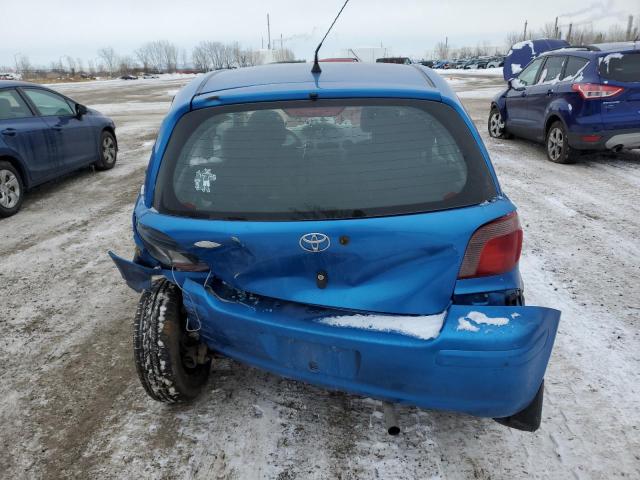 JTDJT123X50077457 - 2005 TOYOTA ECHO BLUE photo 6