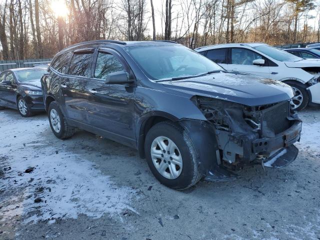 1GNKVFKD2EJ169605 - 2014 CHEVROLET TRAVERSE LS GRAY photo 4