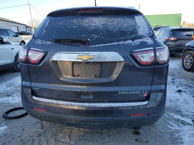 1GNKVFKD2EJ169605 - 2014 CHEVROLET TRAVERSE LS GRAY photo 6