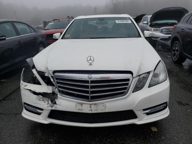 WDDHF8JB2DA736301 - 2013 MERCEDES-BENZ E 350 4MATIC WHITE photo 5