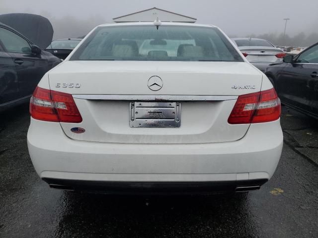 WDDHF8JB2DA736301 - 2013 MERCEDES-BENZ E 350 4MATIC WHITE photo 6