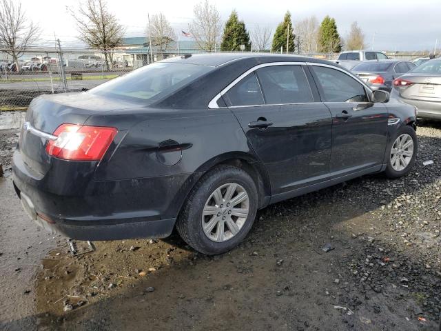 1FAHP2DWXBG185375 - 2011 FORD TAURUS SE BLACK photo 3